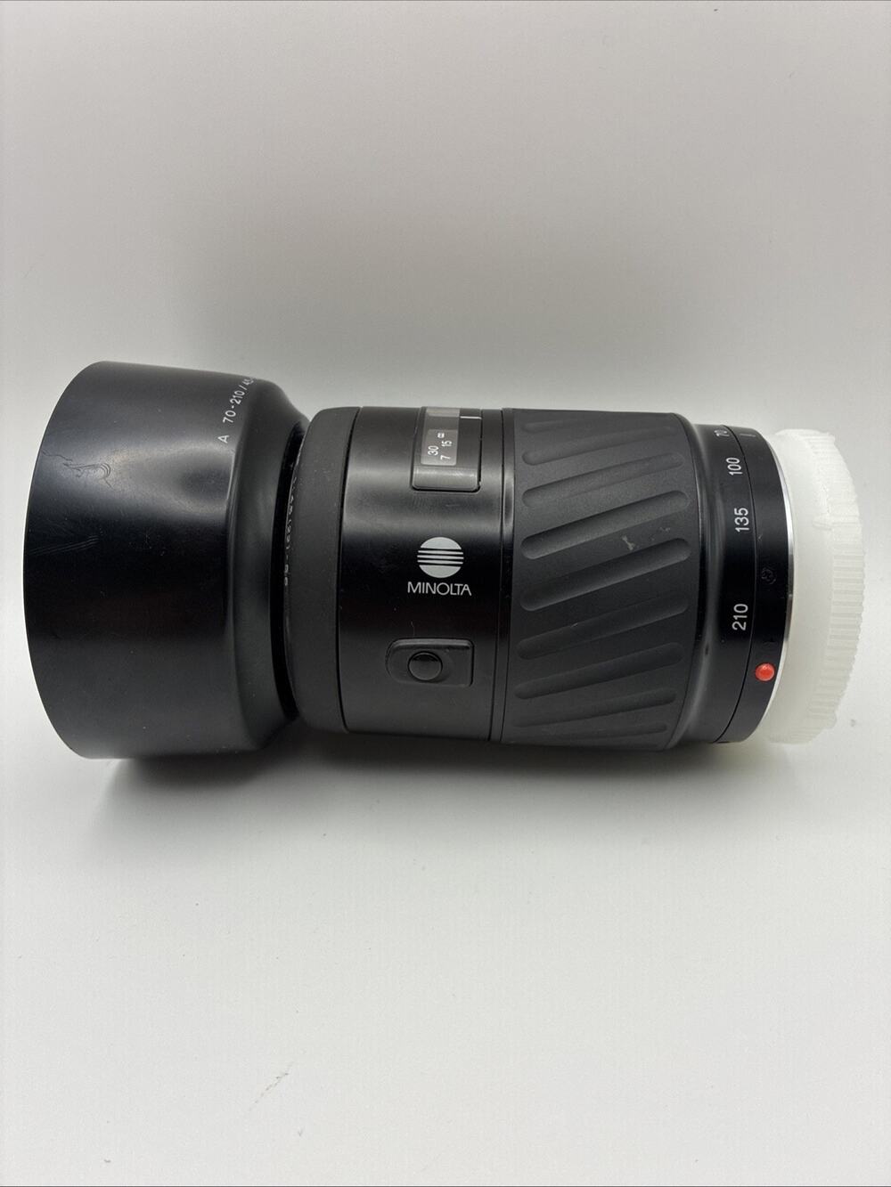 MINOLTA AF ZOOM 70-210mm 1:4.5(22)-5.6 49mm Camera Lens Lean Beercan With Caps